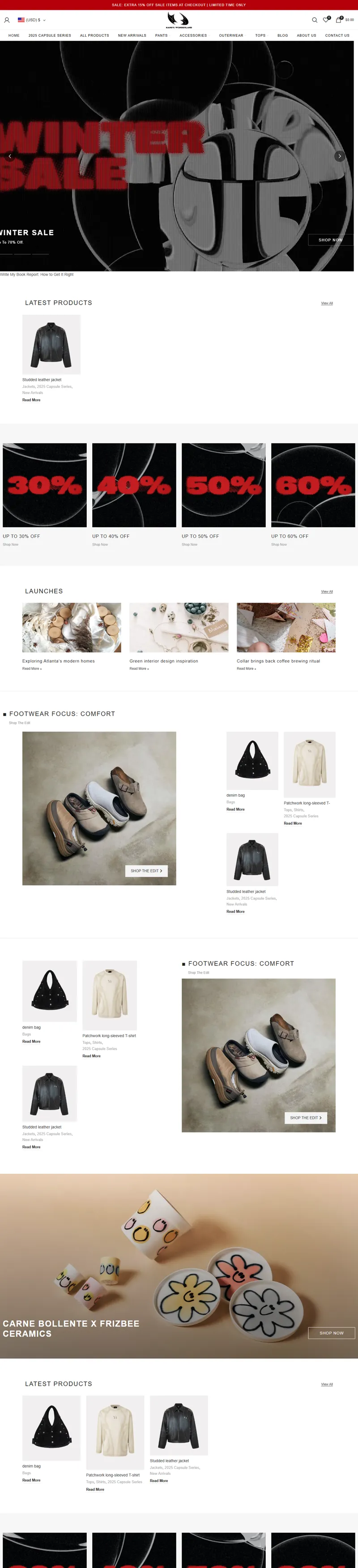 Endsneaker 网页长截图